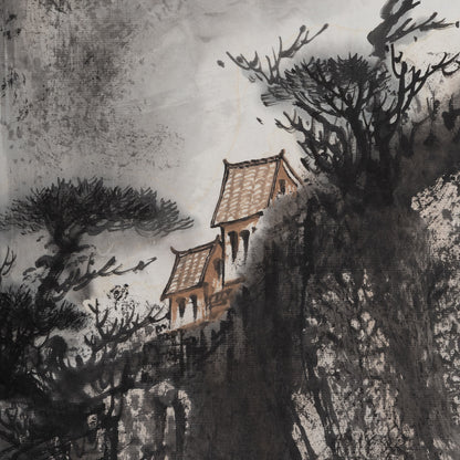 [R0121-001] 王慶臣 / 観瀑図