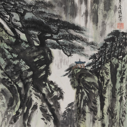 [R0121-003] 張勝利 / 雲壑飛流