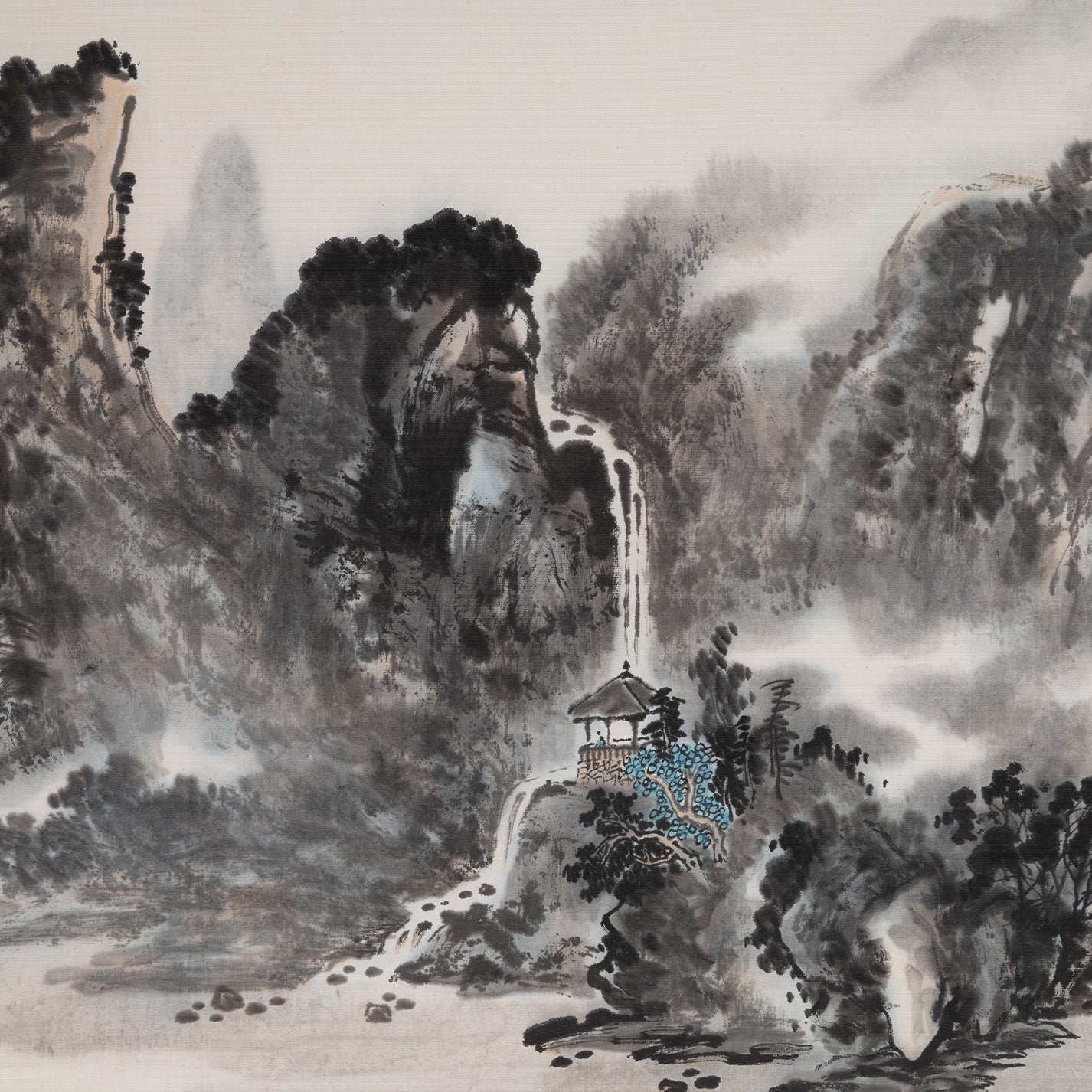 陳少若 / 觀瀑圖