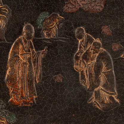 孔明書案 桌案形墨