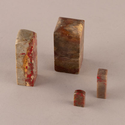 鶏血石印材（4件套）