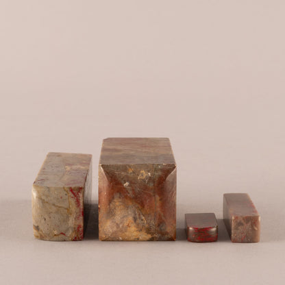 鶏血石印材（4件套）