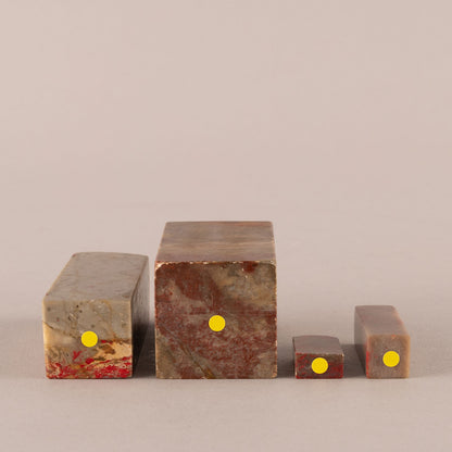 鶏血石印材（4件套）