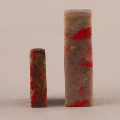鶏血石印材（4件套）