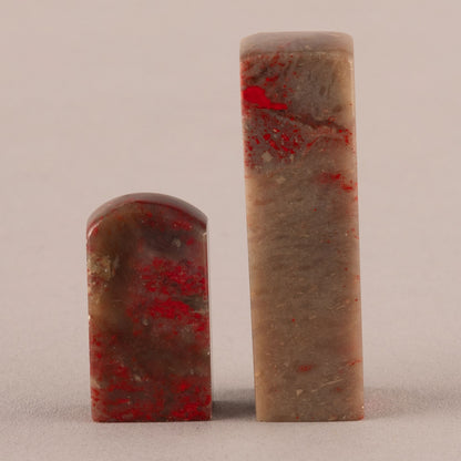 鶏血石印材（4件套）