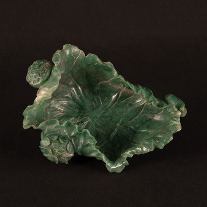 Jasper lotus shaped brush wash