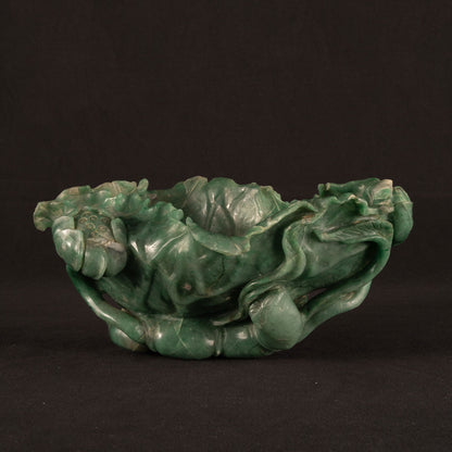 Jasper lotus shaped brush wash