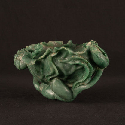 Jasper lotus shaped brush wash