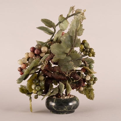 翠玉葡萄樹擺件