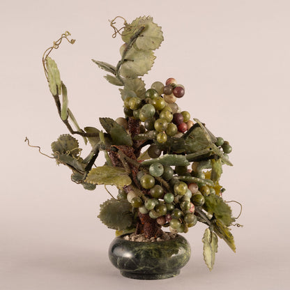 翠玉葡萄樹擺件