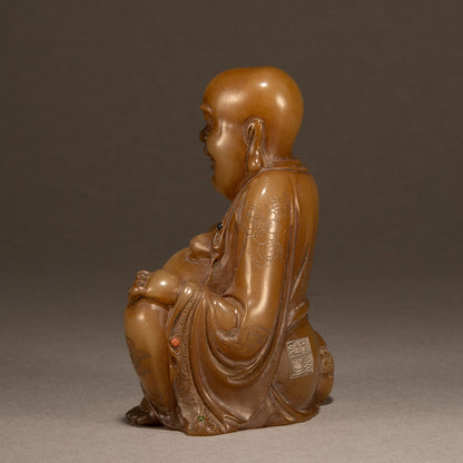 蘇山石彌勒佛柱