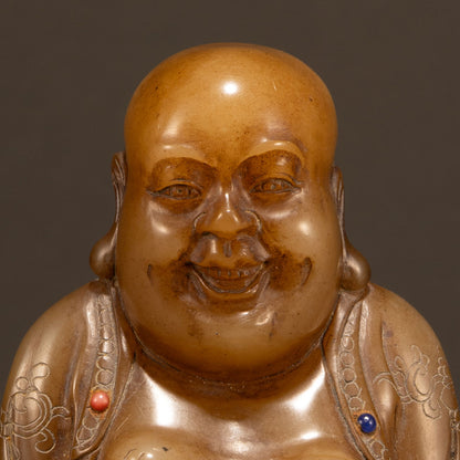 蘇山石彌勒佛柱