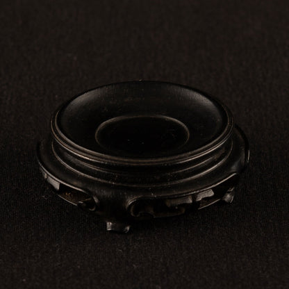 白玉小花瓶附台座