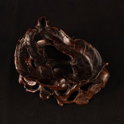 白玉蝠壽紋桃形水盂