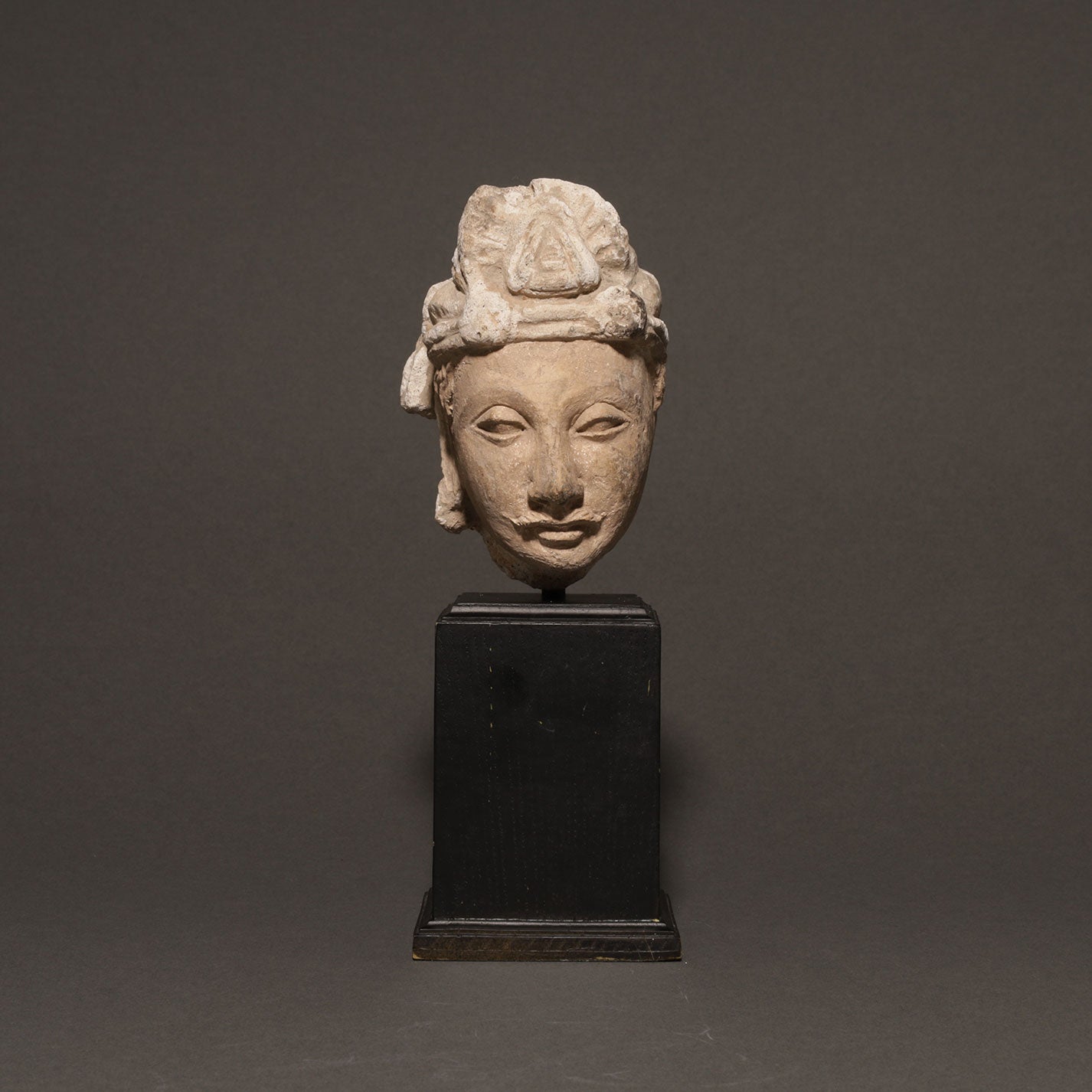 Terracotta Buddha Head [V0125]