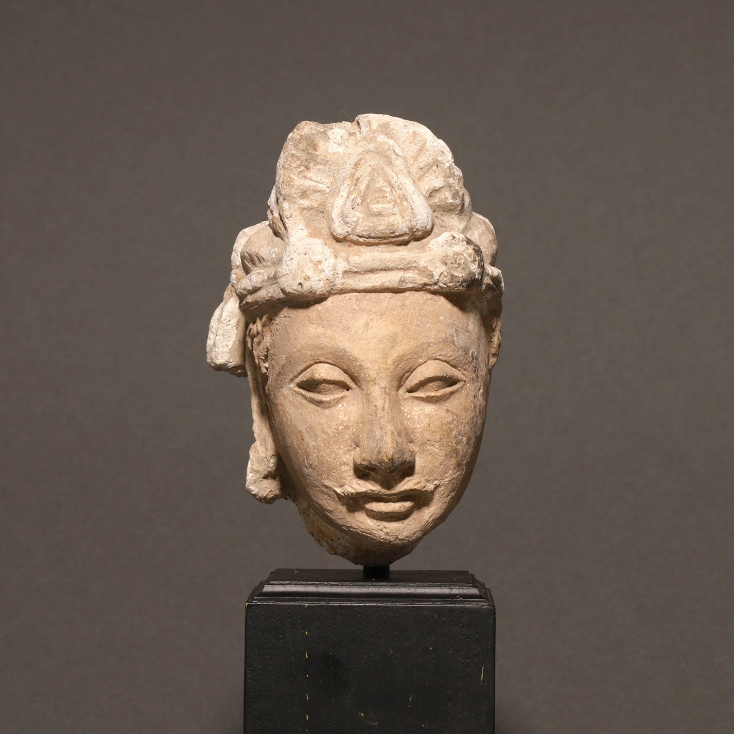 Terracotta Buddha Head [V0125]