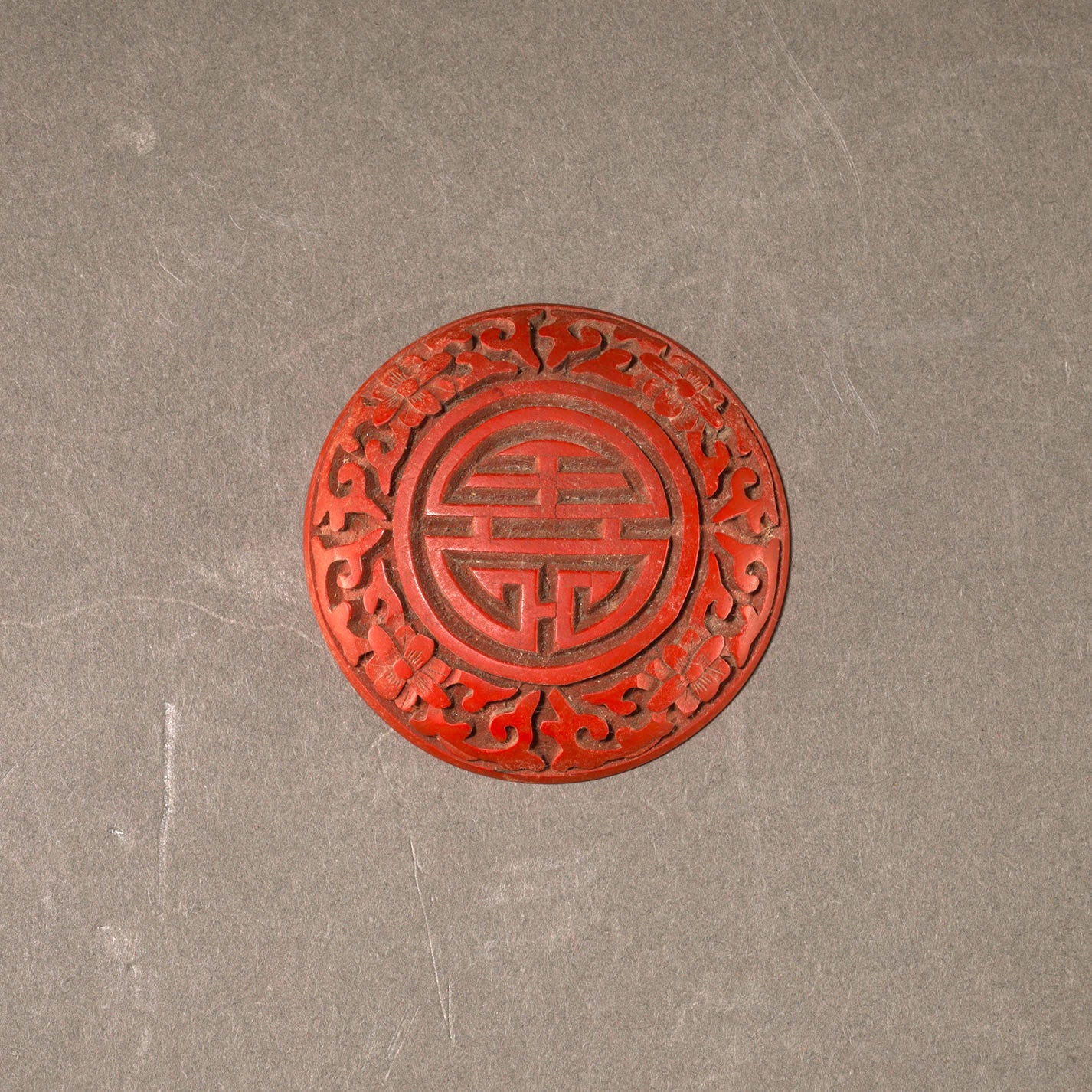 剔紅壽字香盒