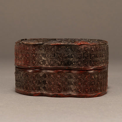 剔紅佛手柑香盒