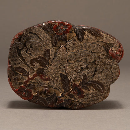 剔紅佛手柑香盒