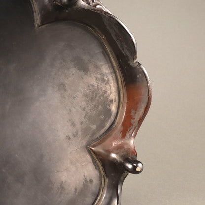 螺鈿牡丹文輪花形平卓