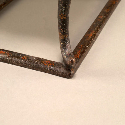 黑漆螺鈿花鳥紋花臺