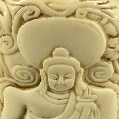 象牙鼻煙壺佛像