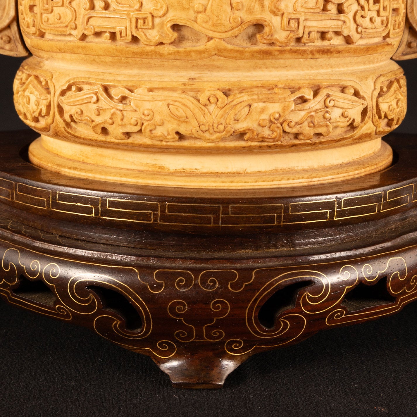 Ivory incense burner