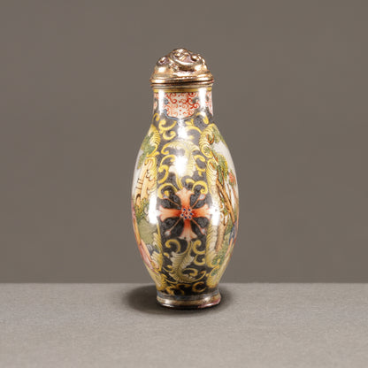 琺瑯人物図鼻煙壺