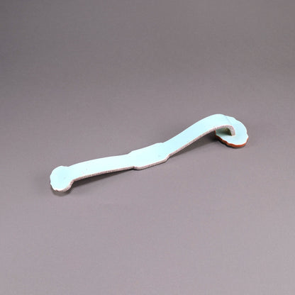 Famille-Rose Enamel Ruyi Scepter with Lotus and Bat Design