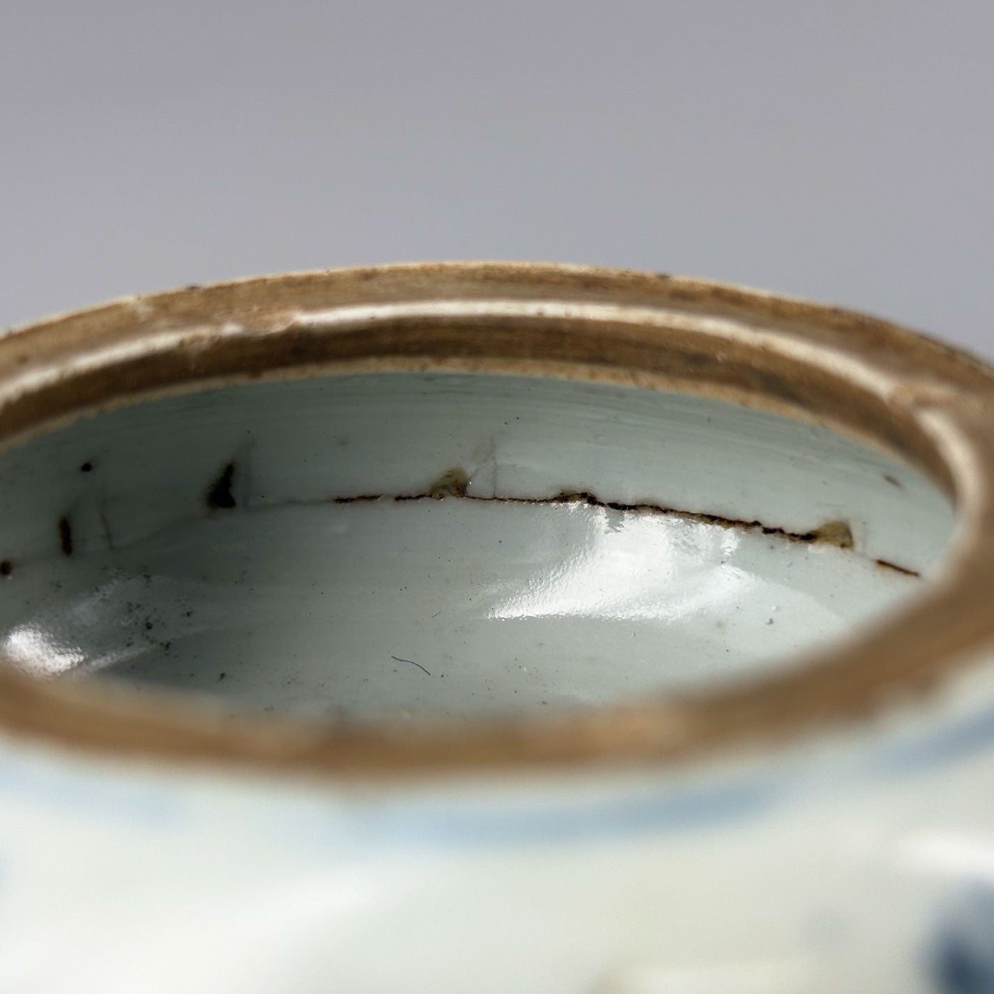 Blue-and-White Landscape Incense Burner