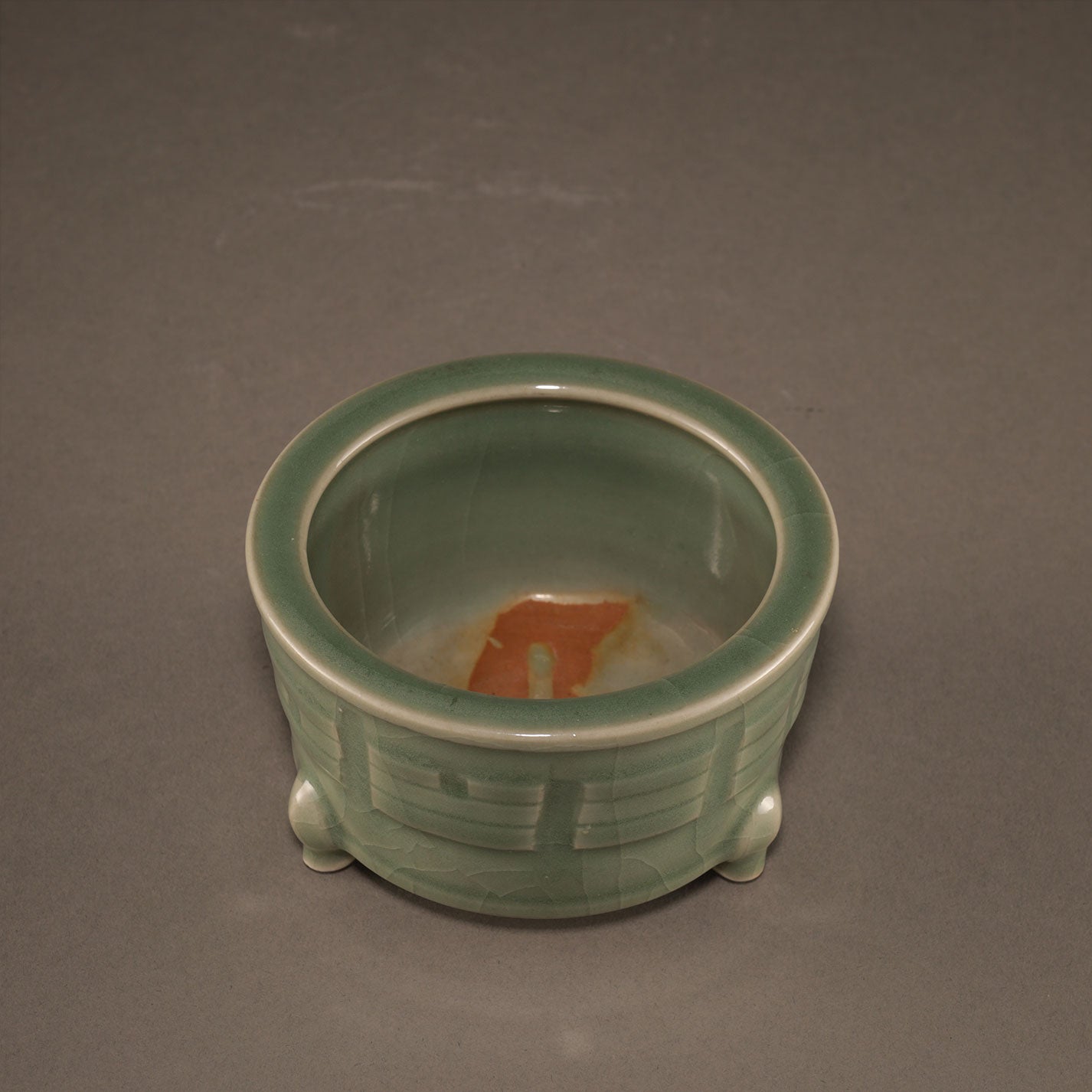 龍泉窯青瓷三足爐