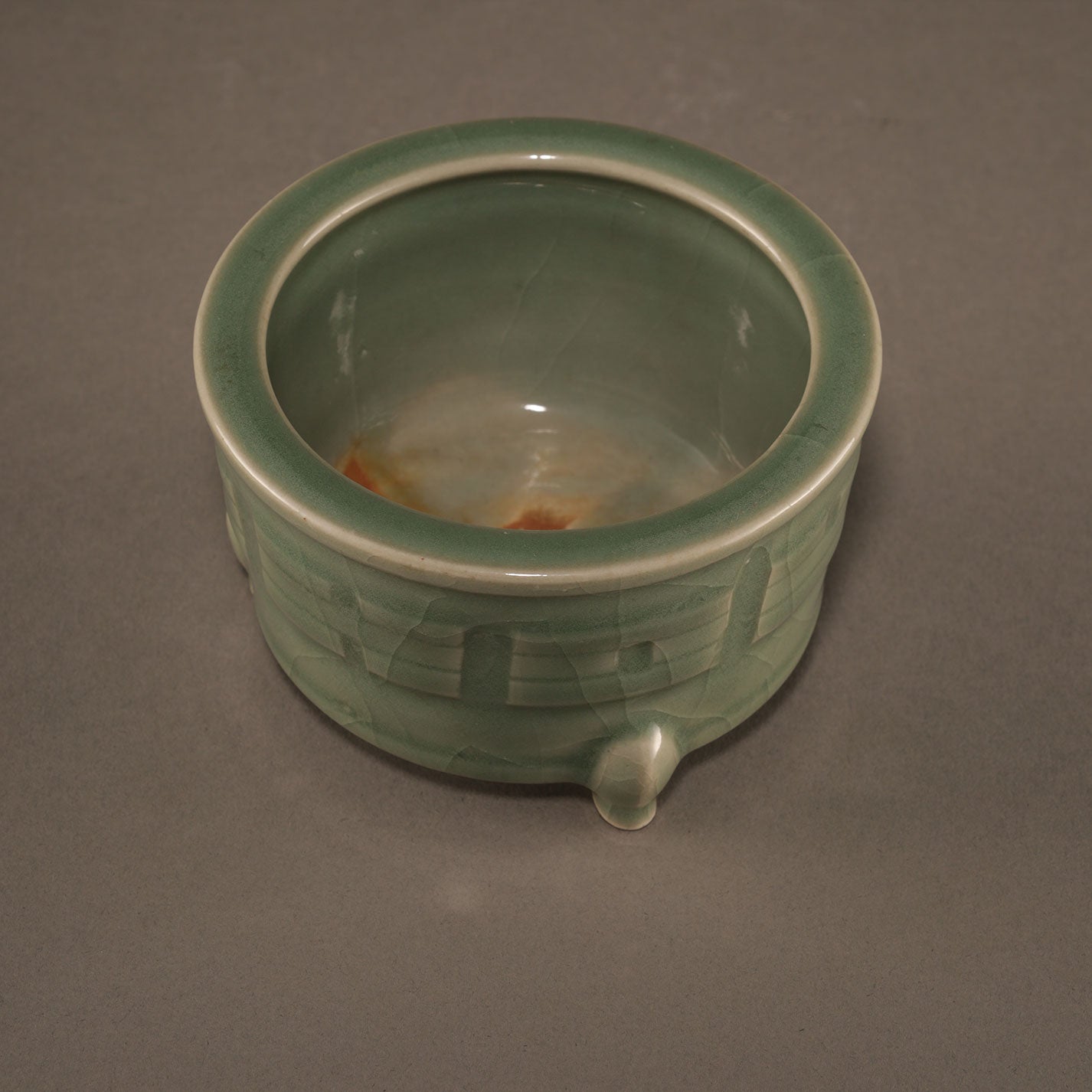 龍泉窯青瓷三足爐