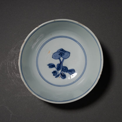 青花鳳穿花紋碗