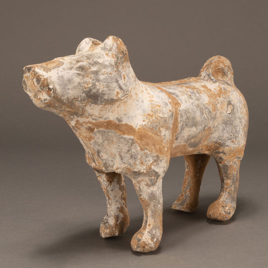 Ancient Ceramic Statue Dog