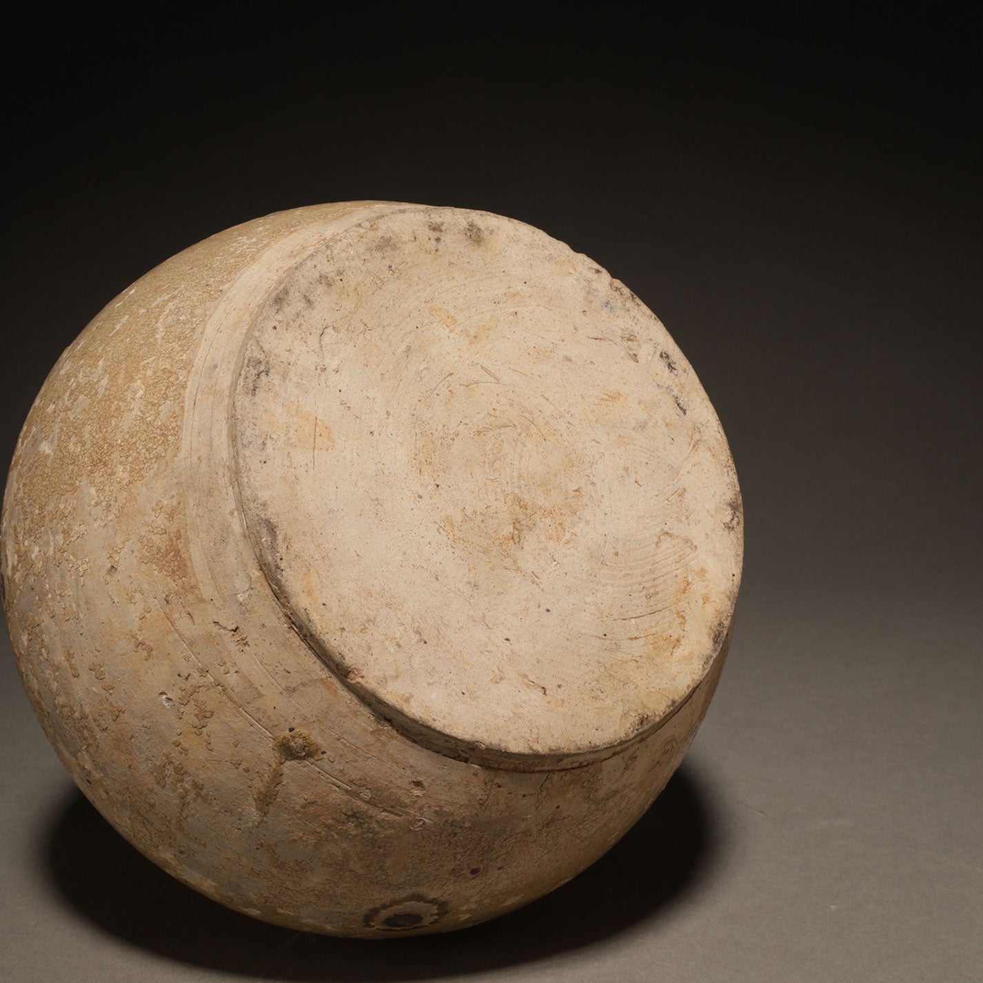 越州窯青磁六耳盤口壷